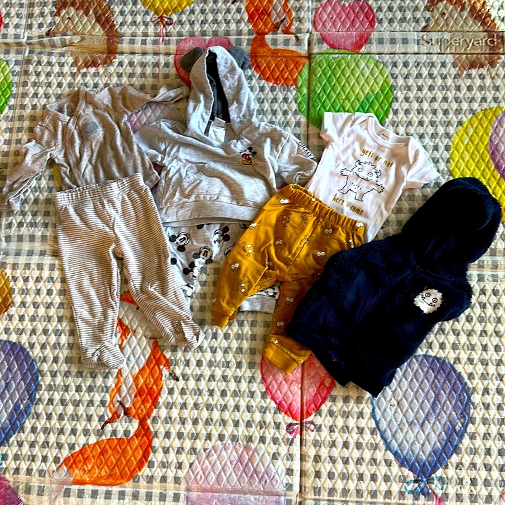 3-6 months baby matching sets